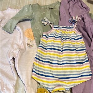 Carter's Olive Green Baby Romper